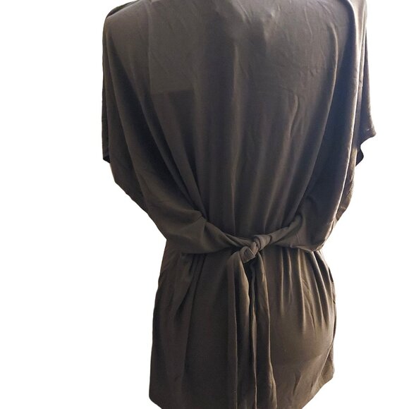 Richmond Gray Beaded Top w/Back Waist Tie Sz 44 NWT - Picture 9 of 13